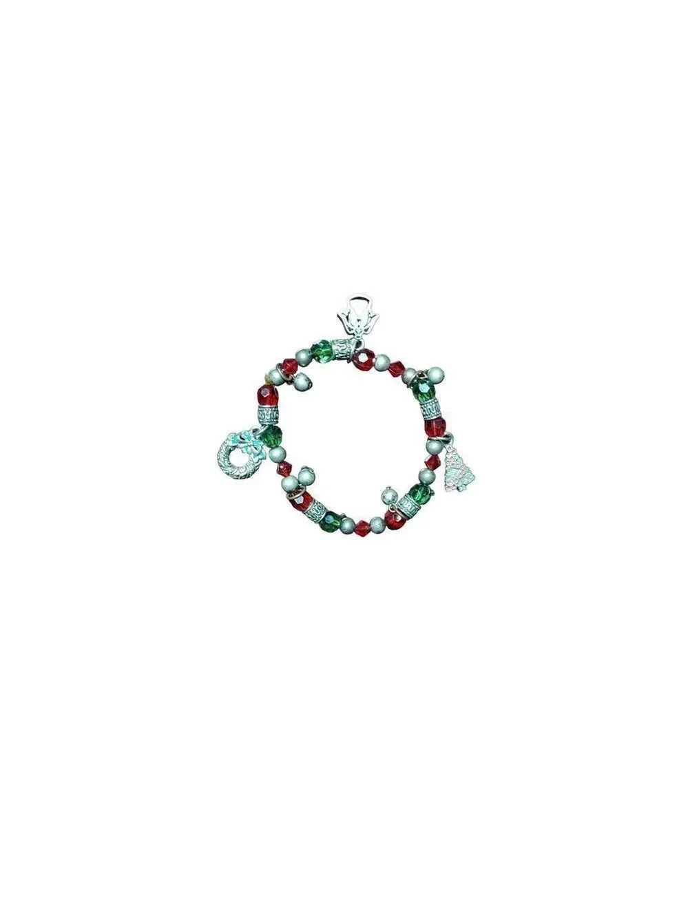 Christmas Holiday Jingle Stretchy Bracelet 7 Inch